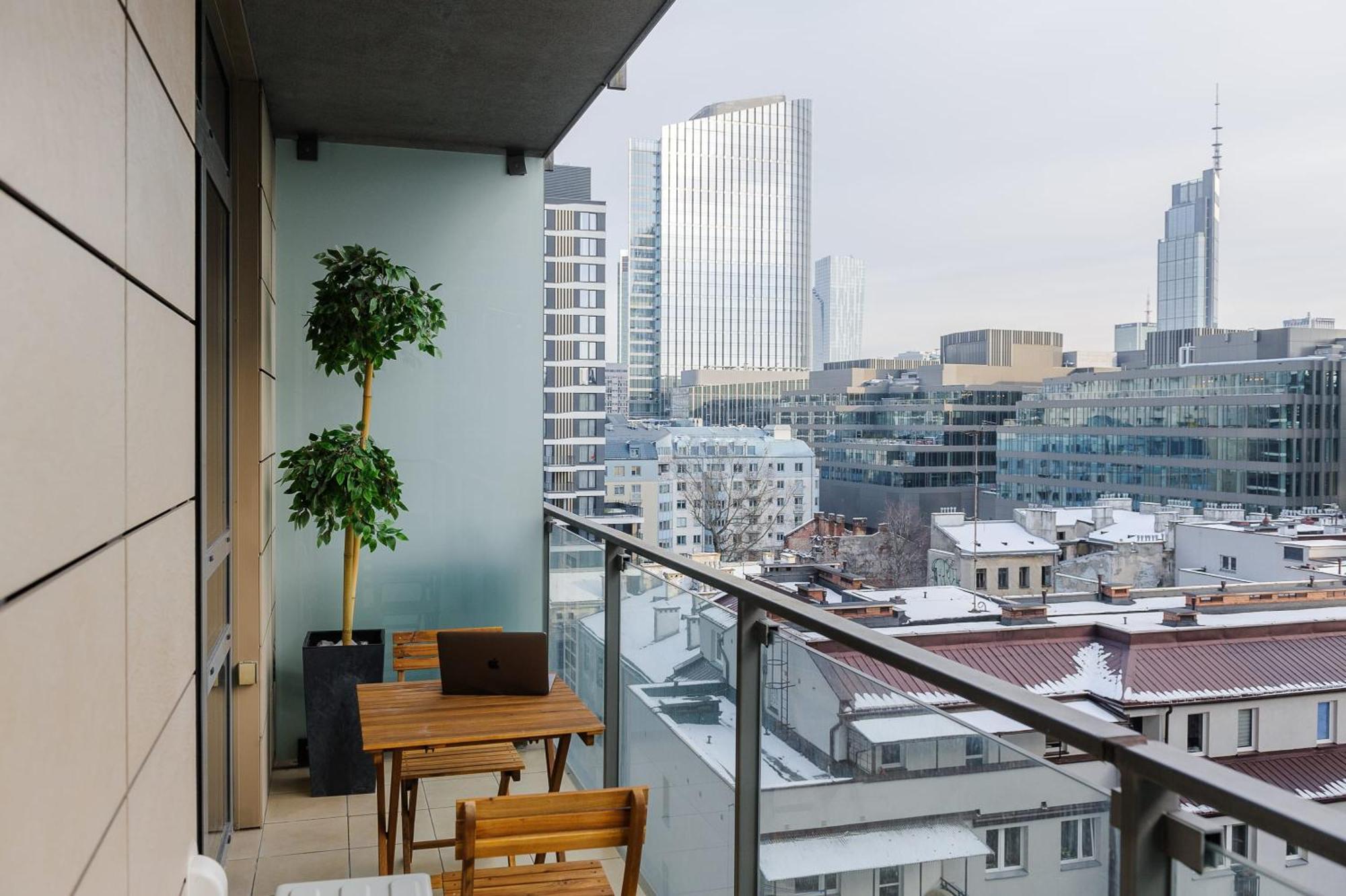 Lumina Apart With Balcony Platinum Tower Varsóvia Exterior foto